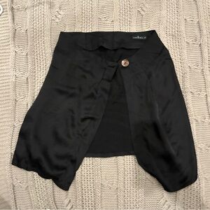 Amor Mia by REVOLVE Black silk Mini Skirt